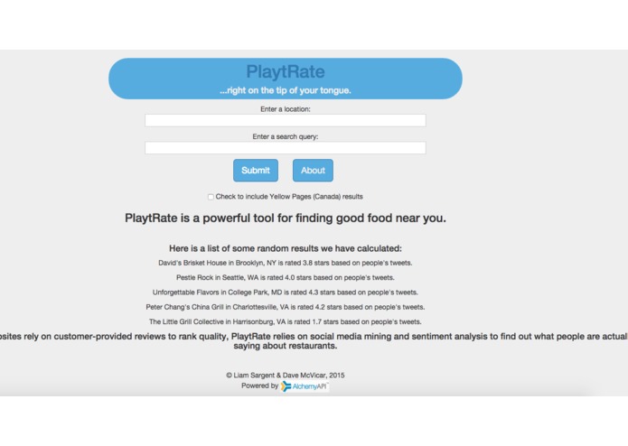 PlaytRate – screenshot 1