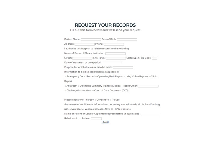Simple Health Records – screenshot 2