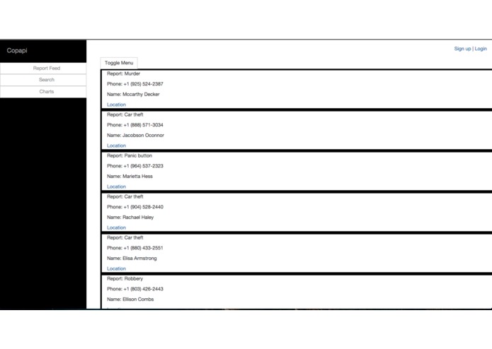 Copapi ( Table 74 )  – screenshot 1