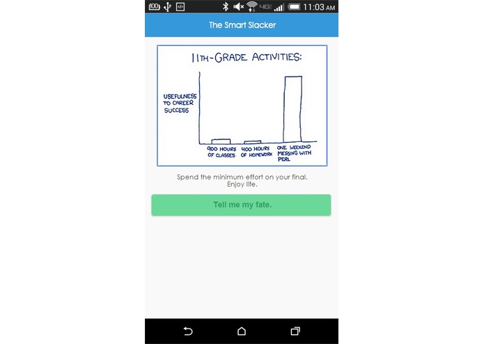 The-Smart-Slacker-Final-Grade-Calculator – screenshot 1