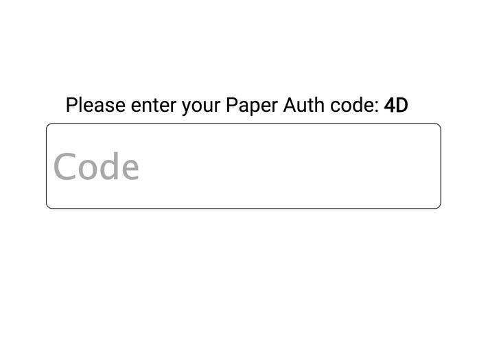 Paper Authentication – screenshot 2