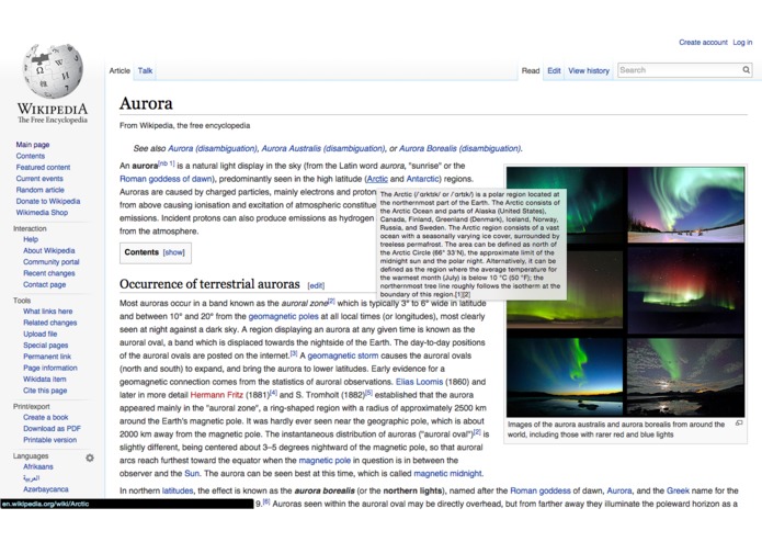 Wikipedia Link Expander – screenshot 1