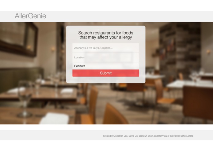 AllerGenie – screenshot 1
