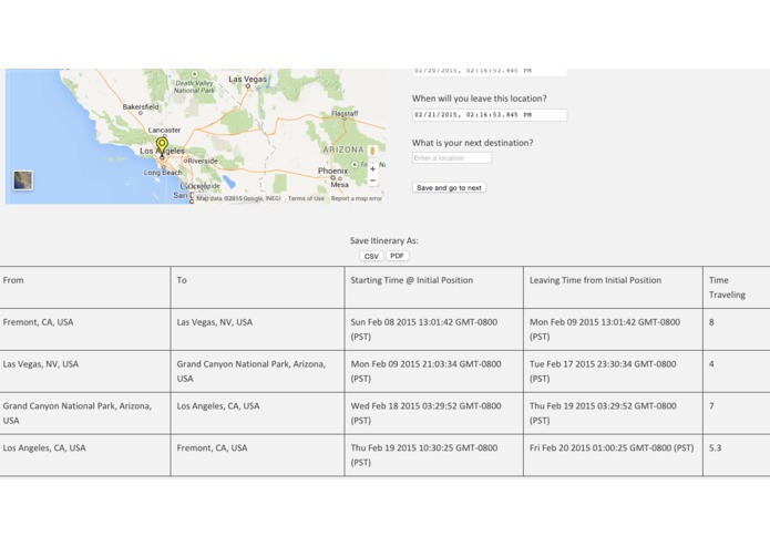 Itinerate – screenshot 2