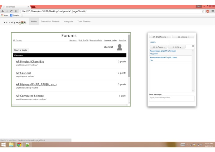 studymode – screenshot 1