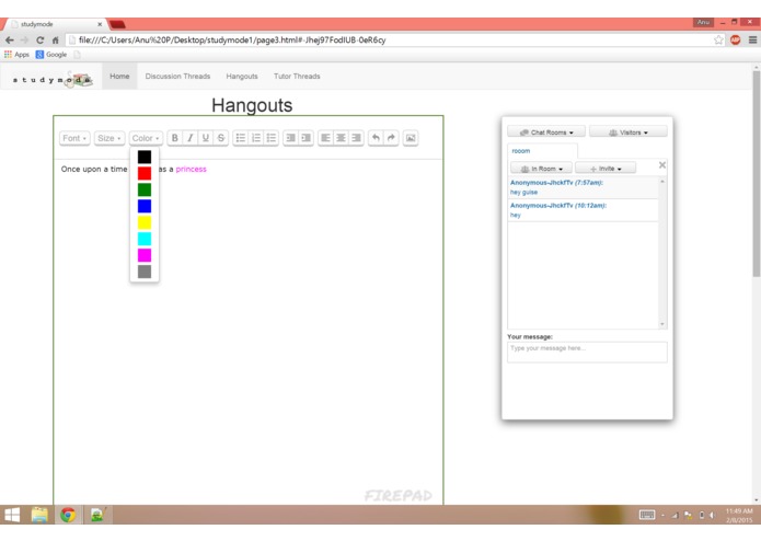 studymode – screenshot 2