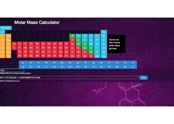 ChemHelper – screenshot 3
