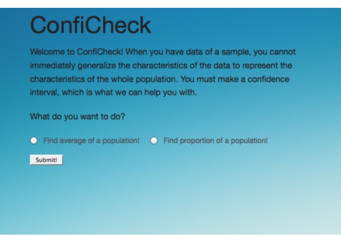 ConfiCheck – screenshot 1