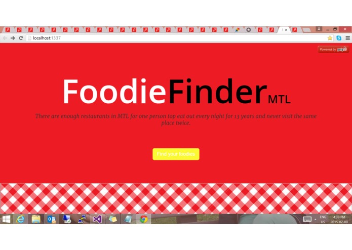 FoodieFinder.ca – screenshot 1