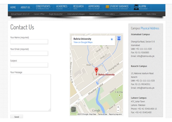 Bahria University Official Portal – screenshot 4