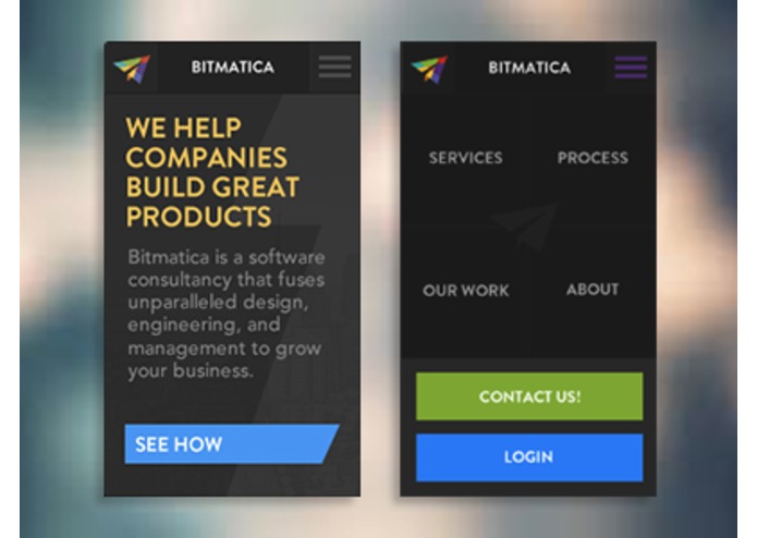 Bitmatica Website – screenshot 2