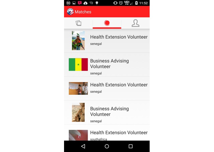Tinder for Peace Corps – screenshot 2