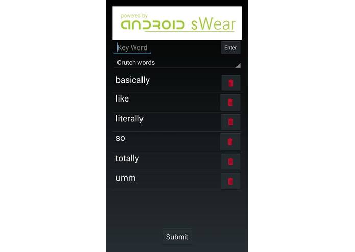 Android sWear – screenshot 2