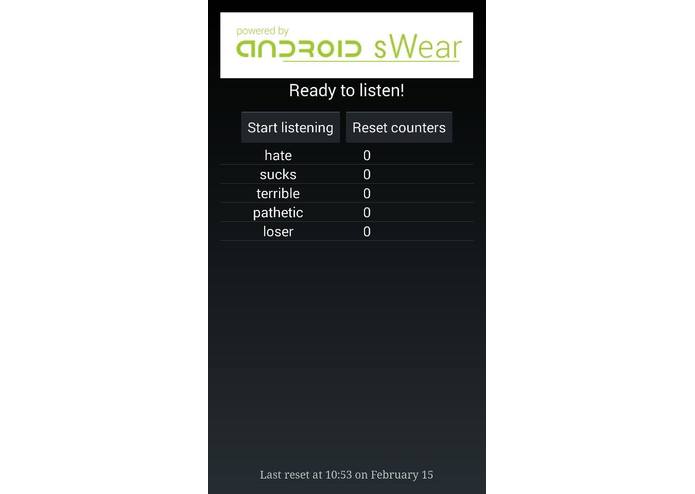Android sWear – screenshot 3