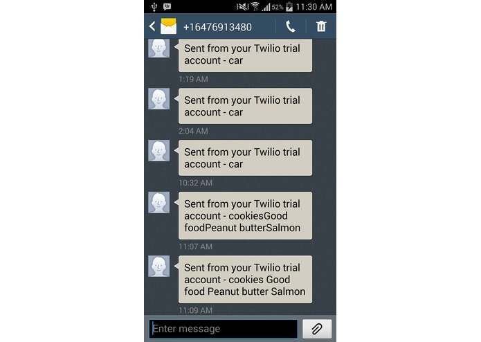 JSS Food Bank app – screenshot 2