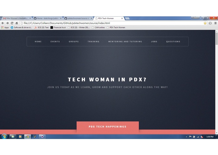PDX Tech Women – screenshot 2