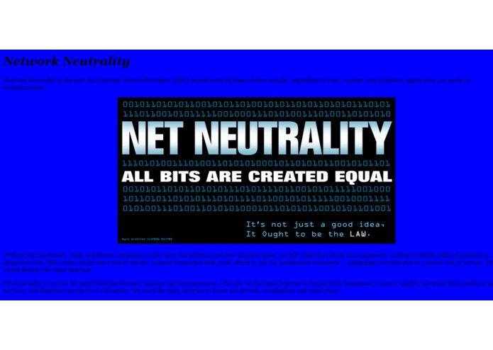 Net Neutrality – screenshot 1