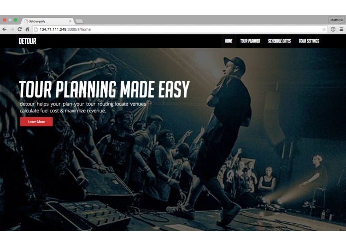 Detour App – screenshot 1