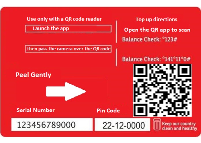 QR Mobile Airtime – screenshot 1