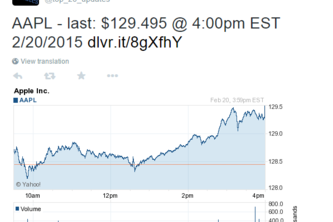 Stock Updates Twitter Bot