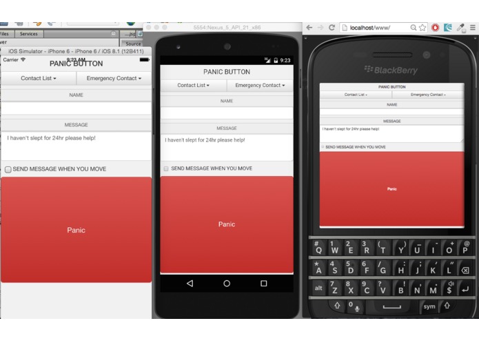 Panic Button – screenshot 1