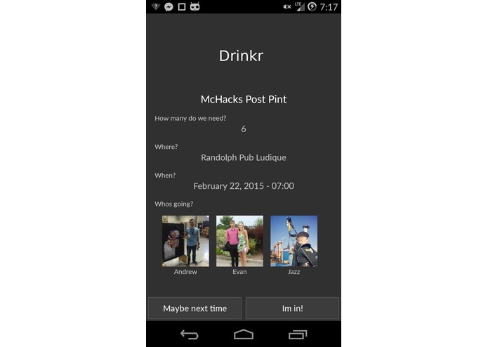 Drinkr – screenshot 4