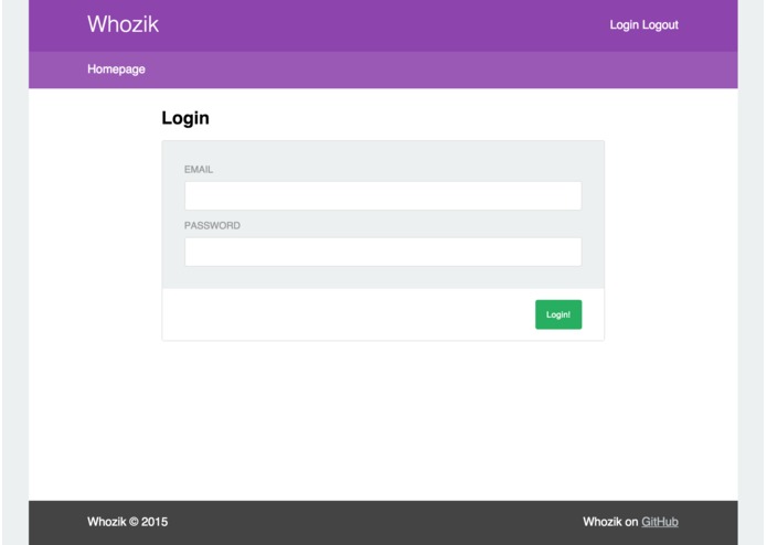 Whozik – screenshot 1