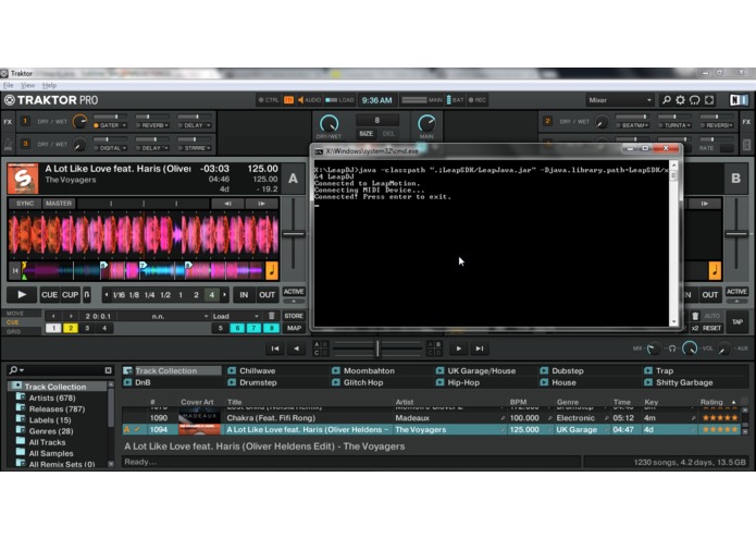 LeapDJ – screenshot 1