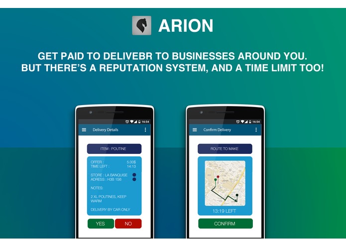 Arion - Crowdsourcing Courier – screenshot 3