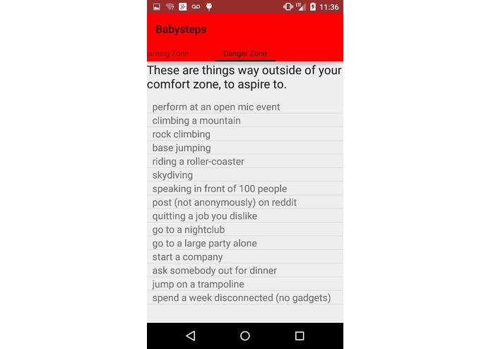 babystep – screenshot 3