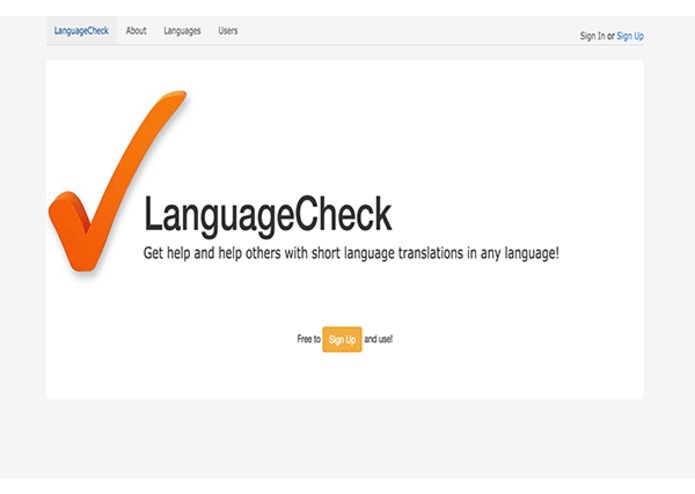 languagecheck – screenshot 1