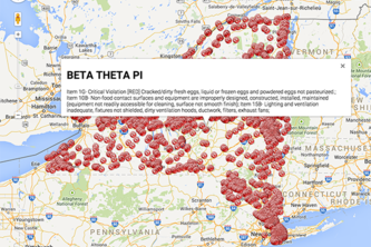 NY State Food Service Inspection Failures