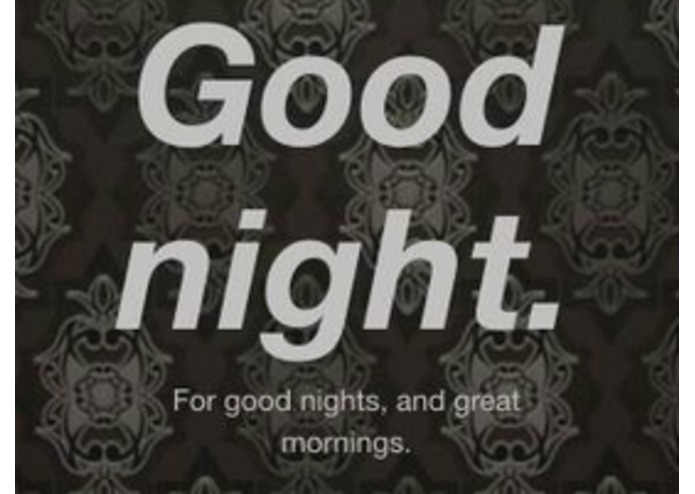 goodnightapp – screenshot 1