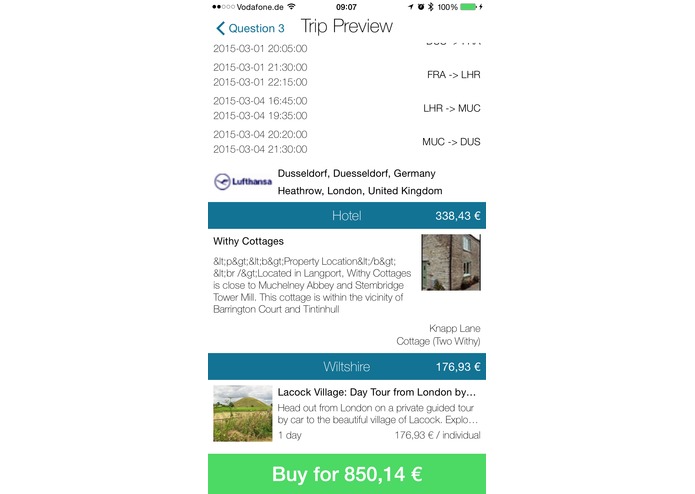 InstaTrip – screenshot 2