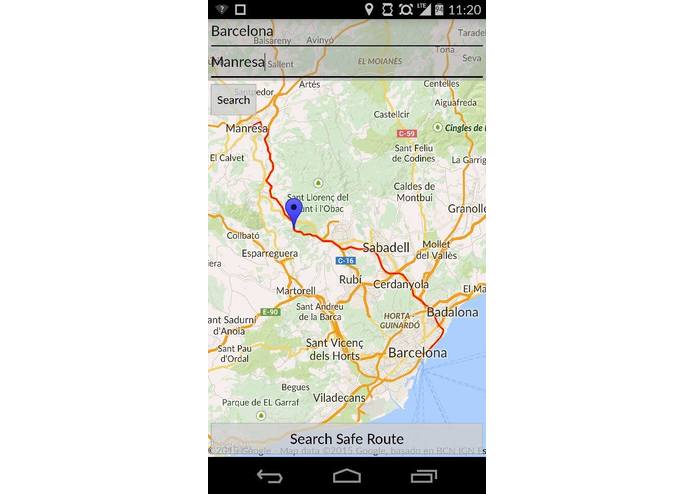 Safest Route Planner – screenshot 1
