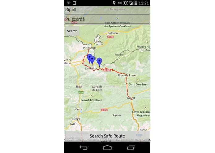 Safest Route Planner – screenshot 5