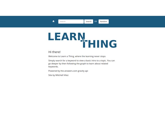 Learn a Thing – screenshot 1