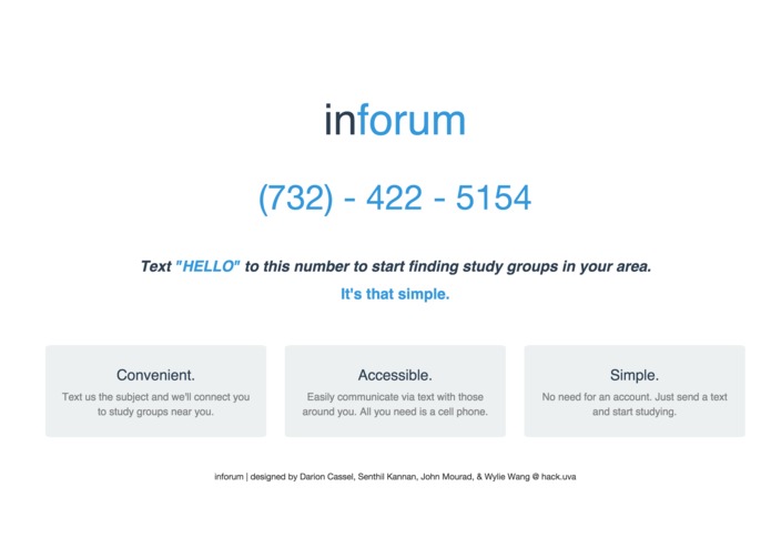 inforum – screenshot 2