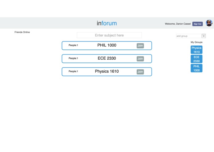 inforum – screenshot 3