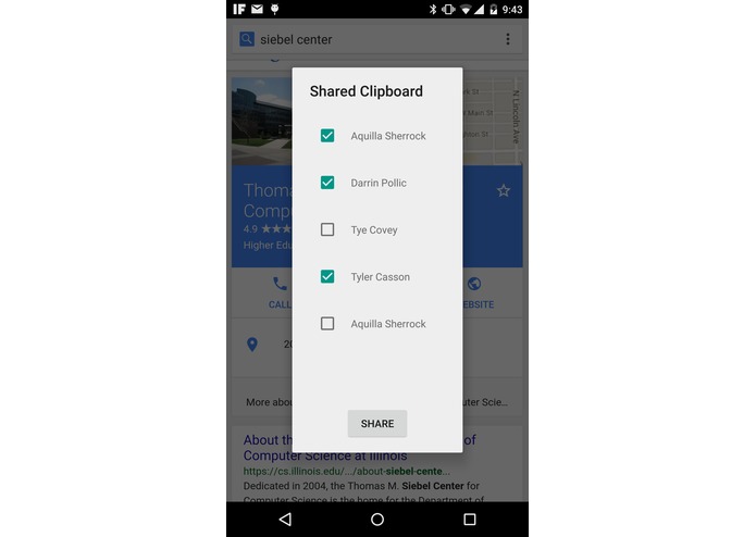 Shared Clipboard – screenshot 1