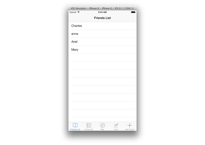 Mi Events – screenshot 1