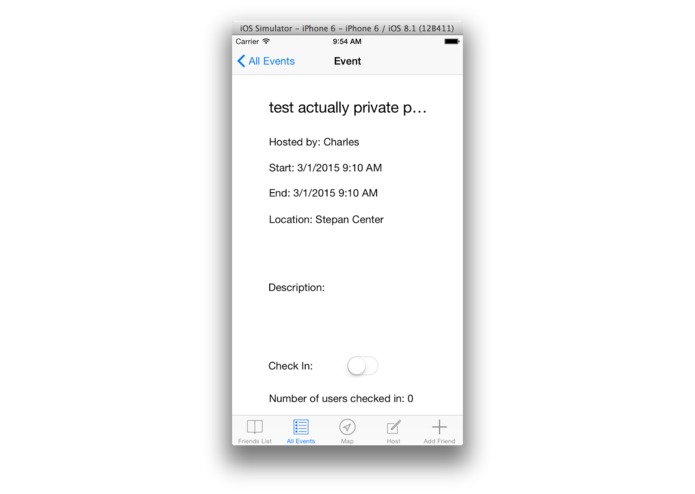 Mi Events – screenshot 5