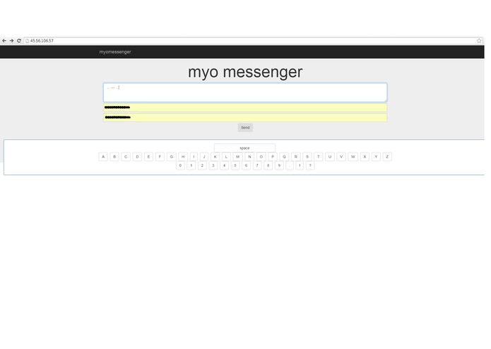 MyoMessenger – screenshot 1