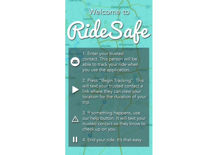 RideSafe – screenshot 2