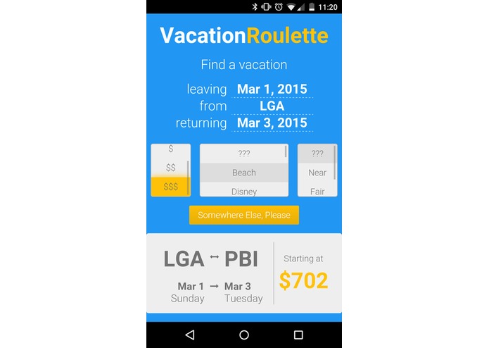 vacationroulette – screenshot 3