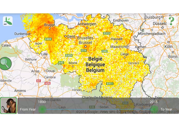 The GBIF App – screenshot 2
