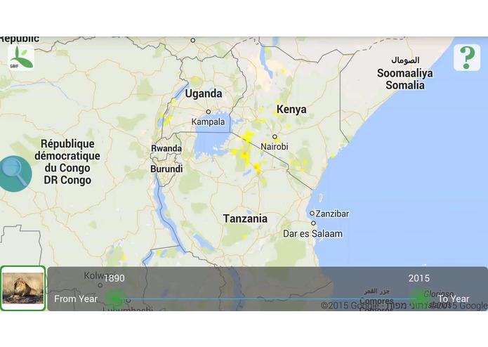 The GBIF App – screenshot 3