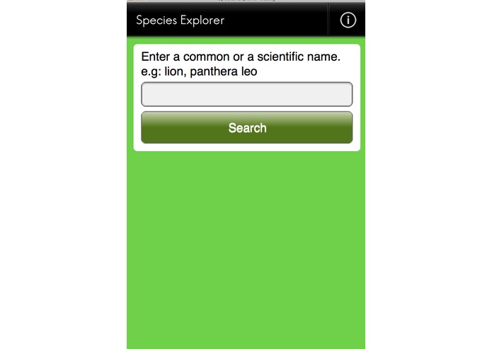 Species Explorer – screenshot 1