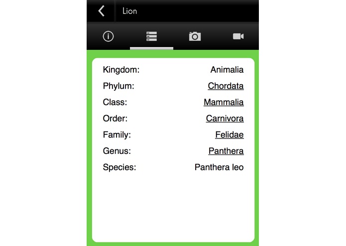 Species Explorer – screenshot 3