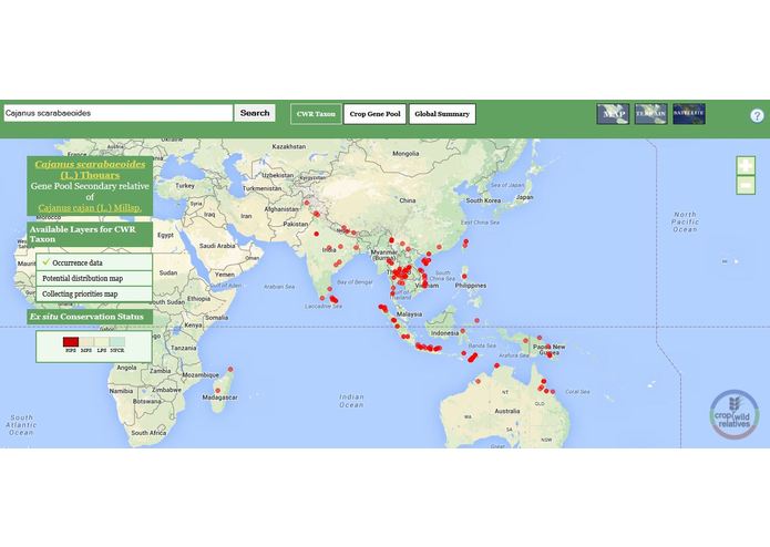 The Crop Wild Relatives Global Atlas – screenshot 2
